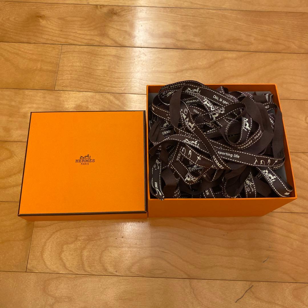 HERMES ショップ袋と箱セット