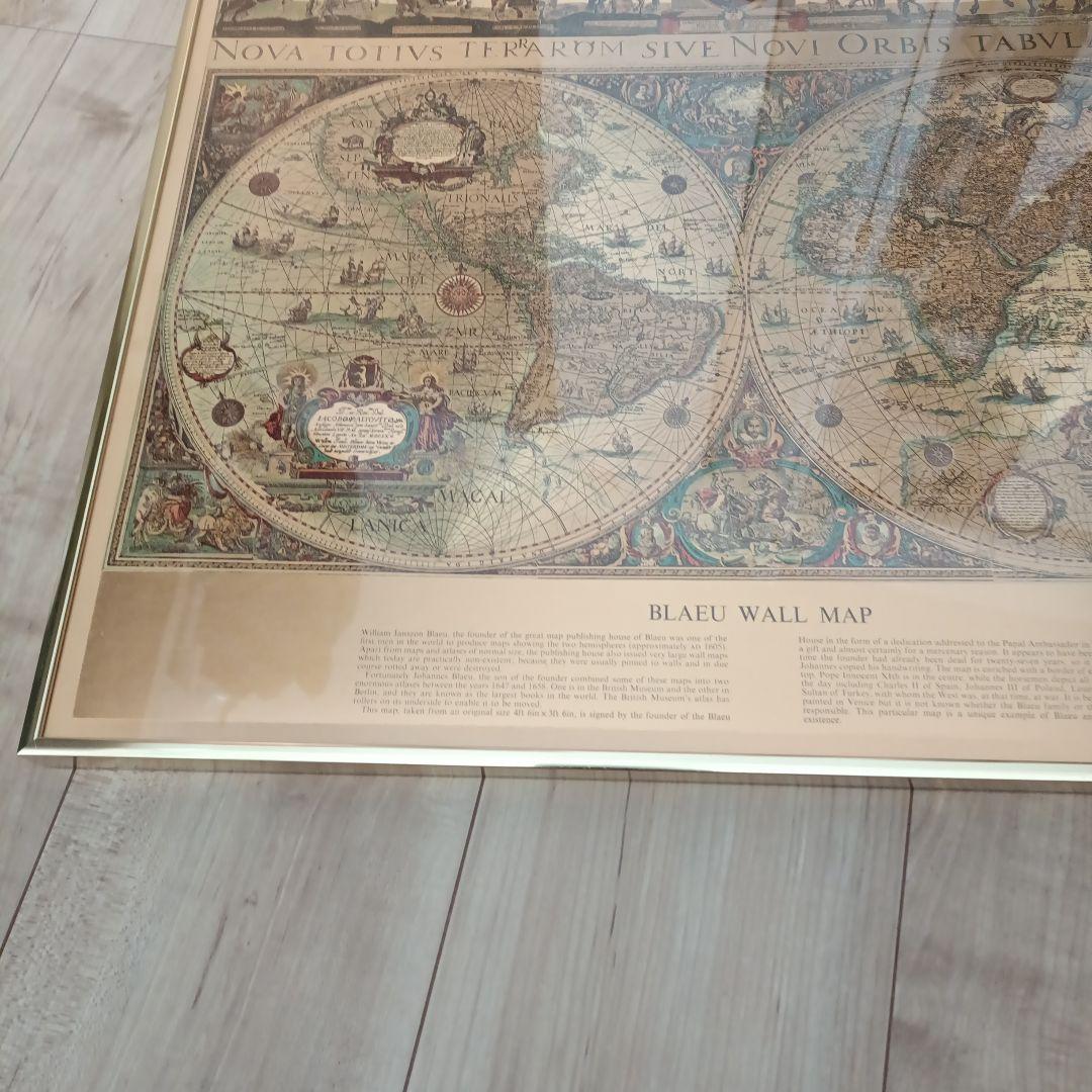 BLAEU WALL MAP アンティーク 世界地図