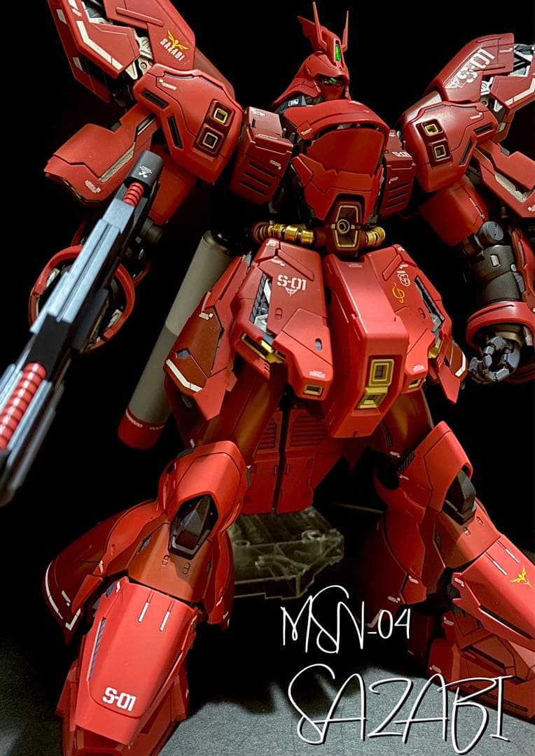 MG 1/100 MSN-04 サザビーVer.ka 塗装済 完成品