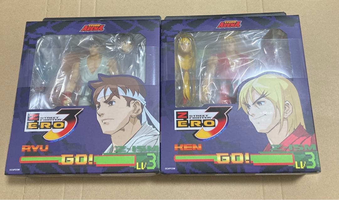 ストリートファイターアルファ3 ストームアリーナ リュウ、ケン 1/12スケール
