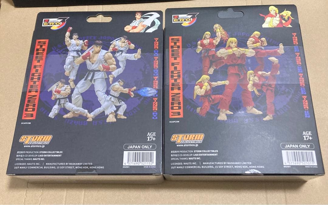 ストリートファイターアルファ3 ストームアリーナ リュウ、ケン 1/12スケール