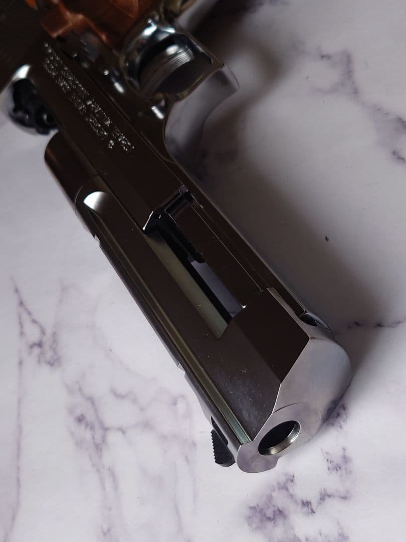 王*里様 東京マルイ デザートイーグル.50AE クロームステンレス バイオハザ