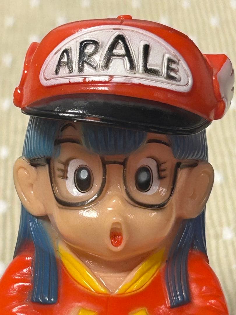 昭和レトロ　当時物　レア　Dr.スランプアラレちゃん 東海銀行 ソフビ 貯金箱