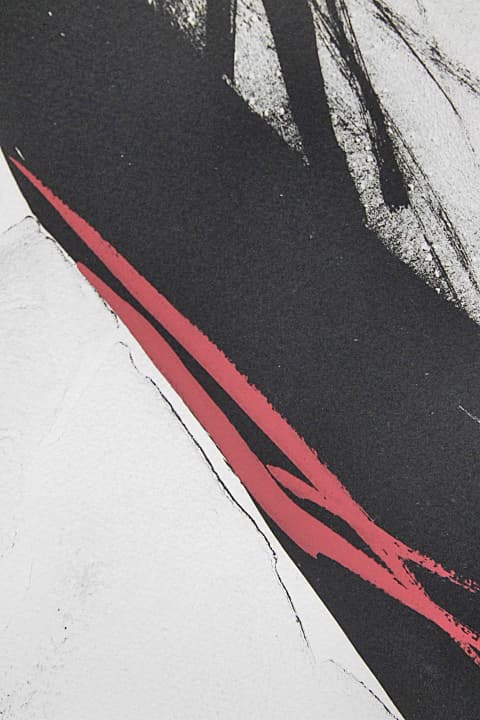 篠田桃紅 【Journey】 1982年 手彩色 リトグラフ