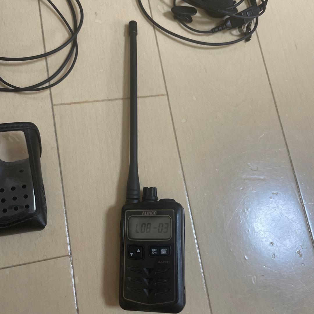 ALINCO DJ-P321BL アルインコ 特省トランシーバー　ヘッドセット