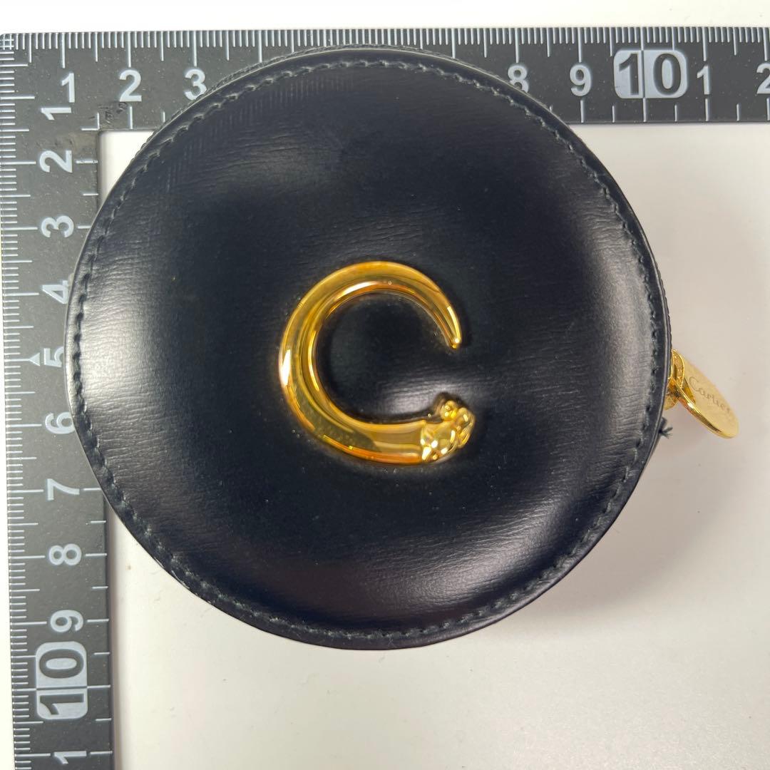 Cartier (カルティエ )ケース レザー ラウンド型 小銭入れ