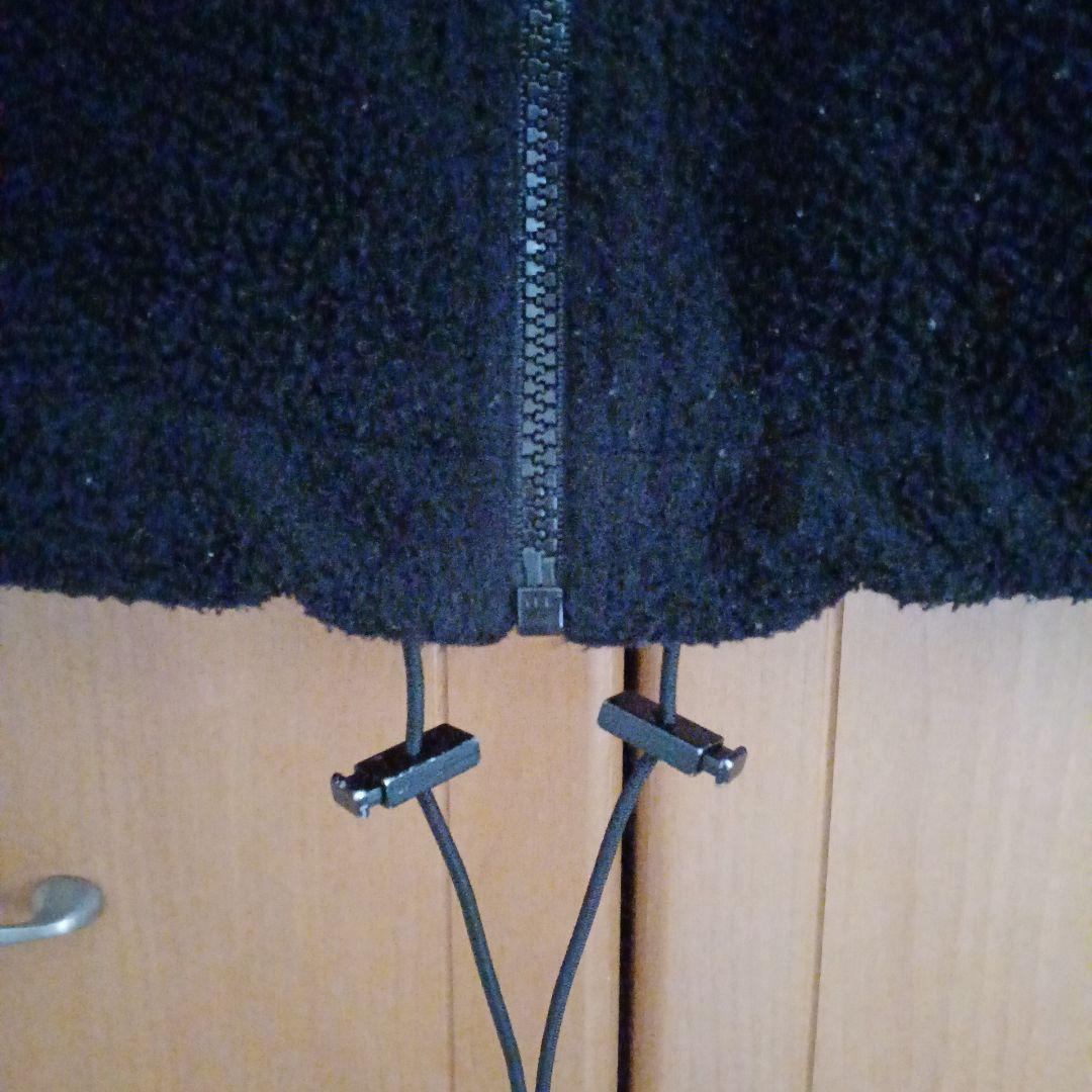 アンダーカバー　ブラックフリースジップアップジャケット