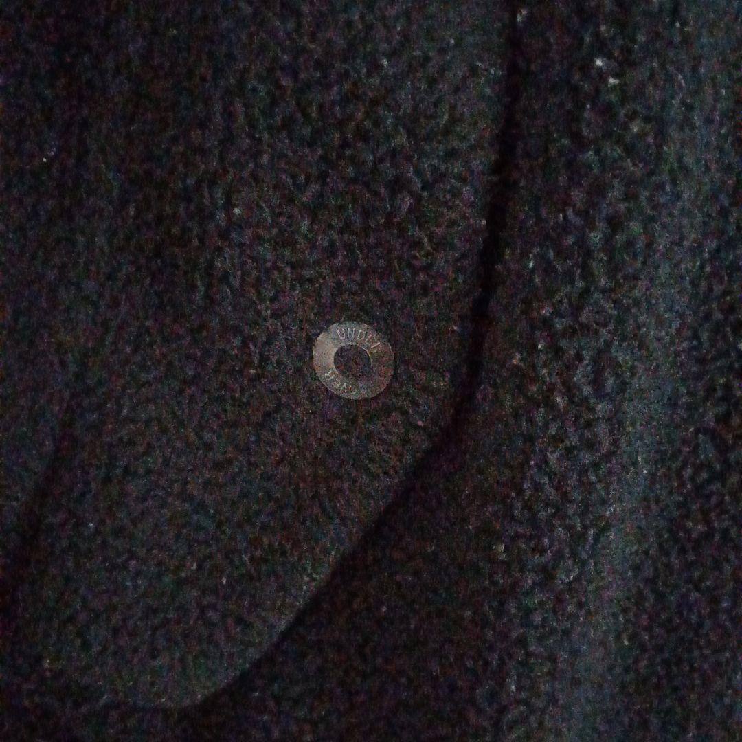 アンダーカバー　ブラックフリースジップアップジャケット