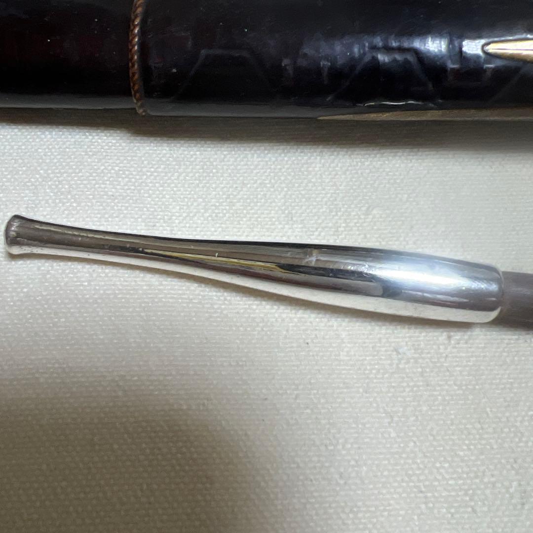 キセル　村田　漆塗りの煙管とケース　　アンティーク　骨董