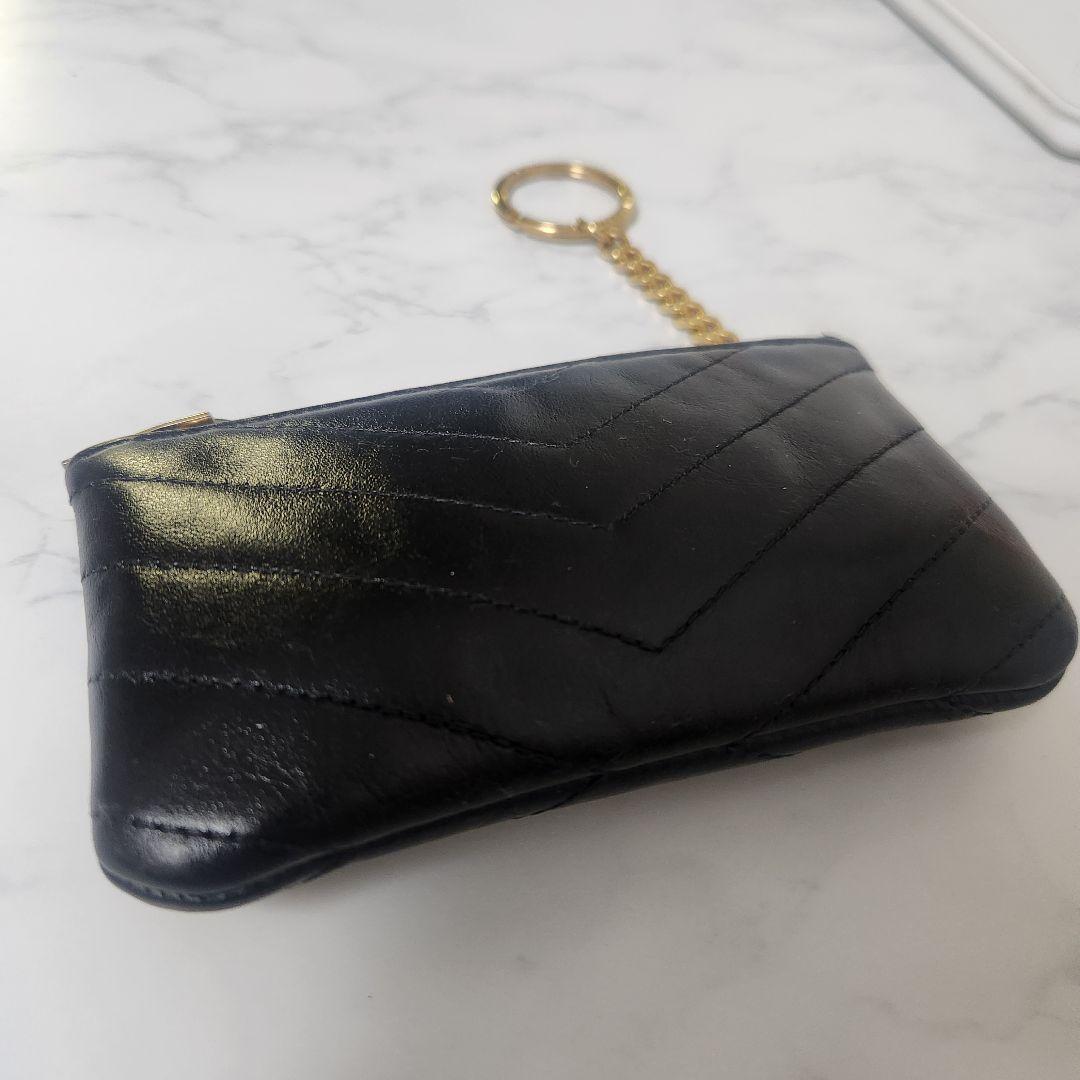 SAINT LAURENT レザー 小銭入れ サンローラン 財布 キー ポーチ