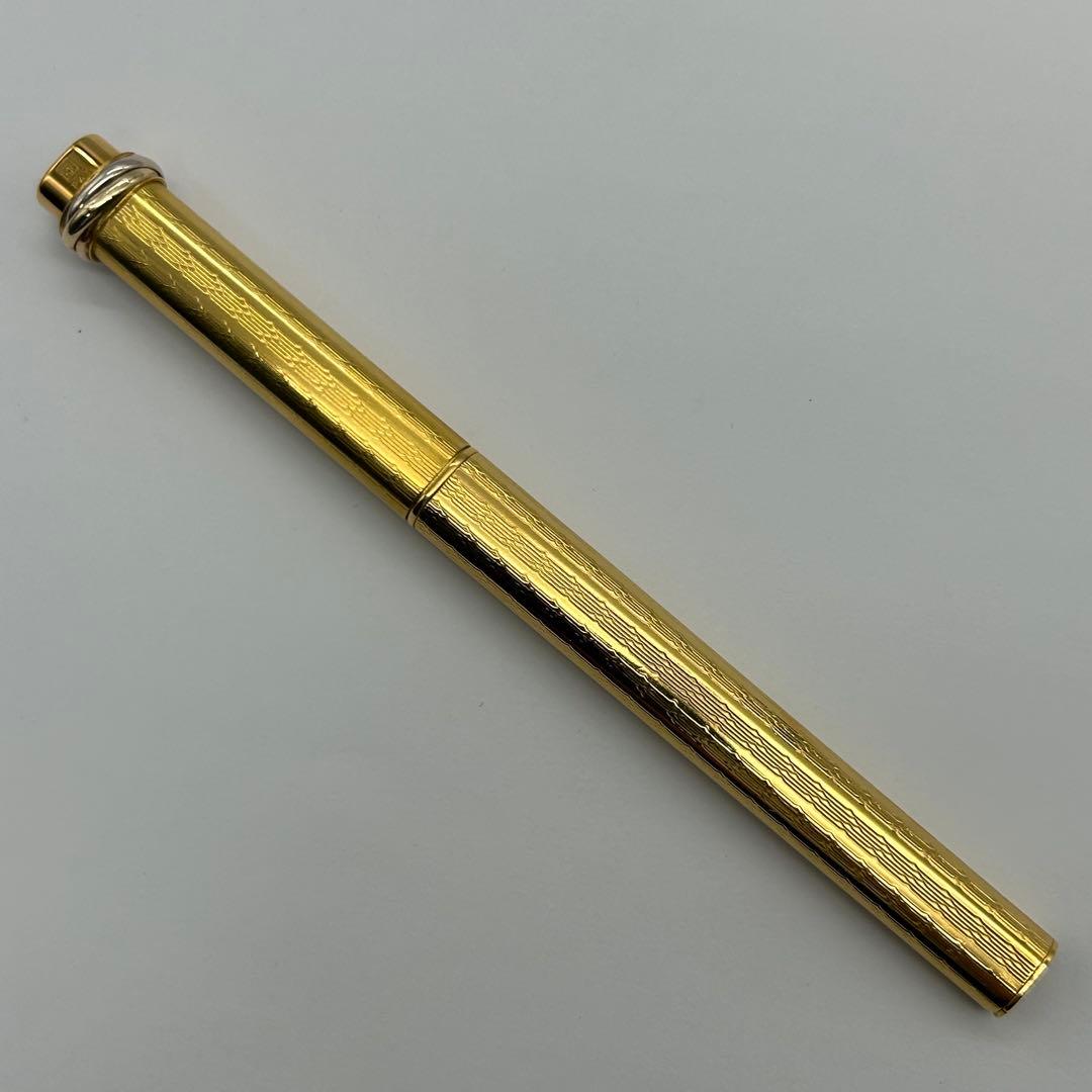 カルティエ　ペン　筆記用具　トリニティ　キャップ式　ボールペン