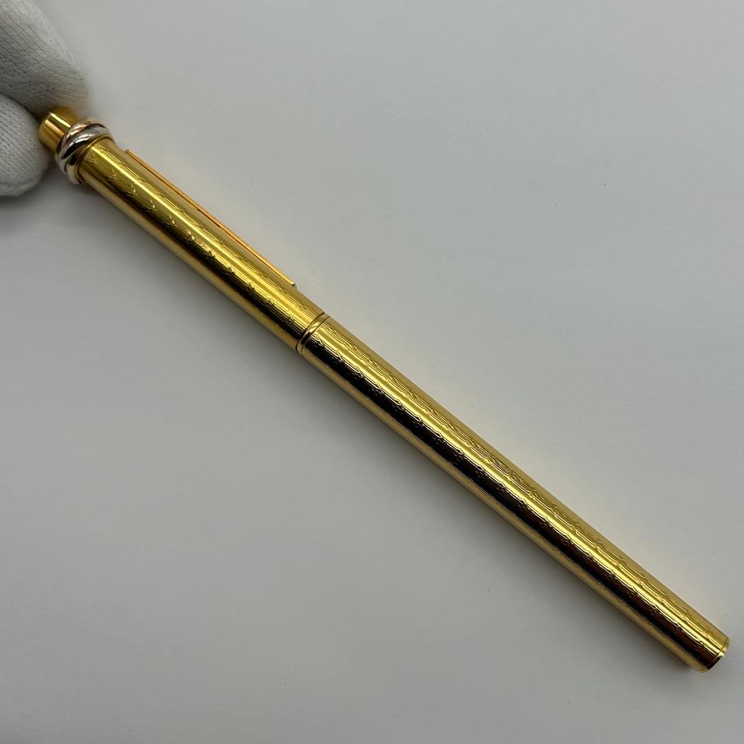 カルティエ　ペン　筆記用具　トリニティ　キャップ式　ボールペン