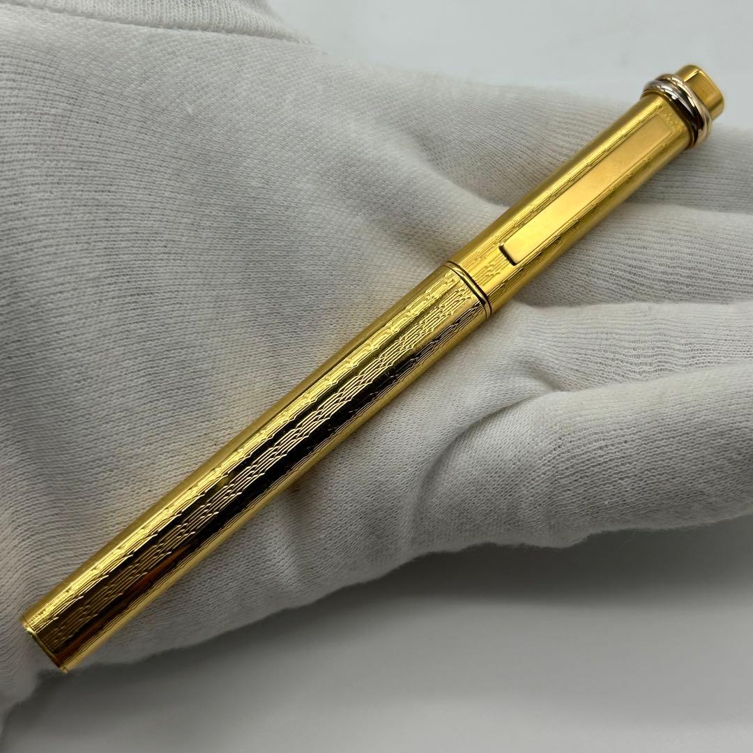 カルティエ　ペン　筆記用具　トリニティ　キャップ式　ボールペン