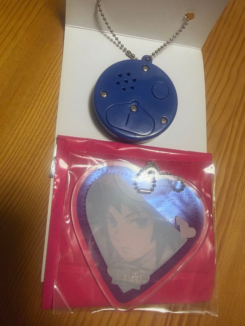 鬼滅の刃 キメツ学園 冨岡義勇 バレンタイン アクリルチャーム、ボイスチェー厶