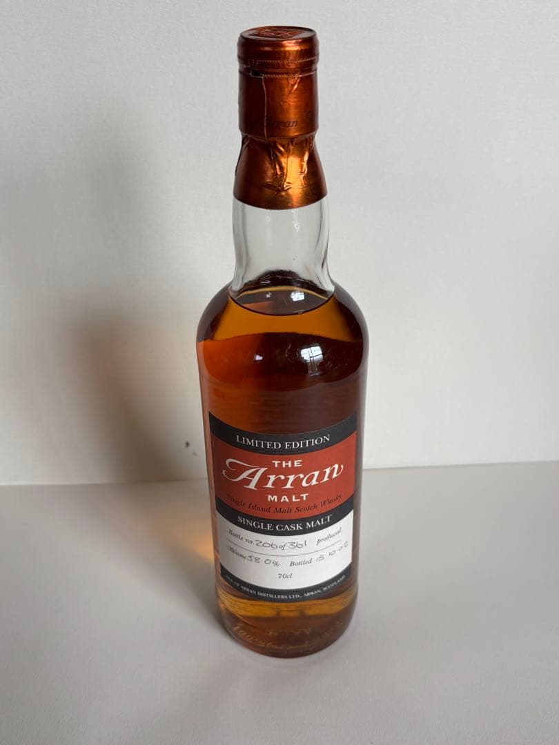 アランモルト Arran Malt シングルカスクモルト 限定版 58.0%