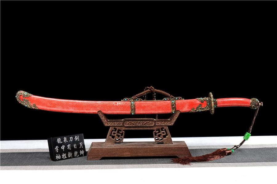 郡王サーベル 模造刀 居合刀 武士道 武具 漢剣 唐刀 龍泉剣 手鍛造打