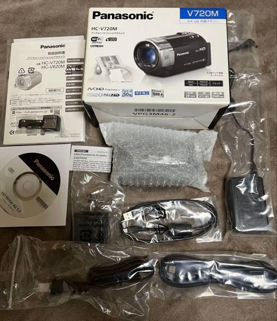 Panasonic HC-V720M ブラック ビデオカメラ