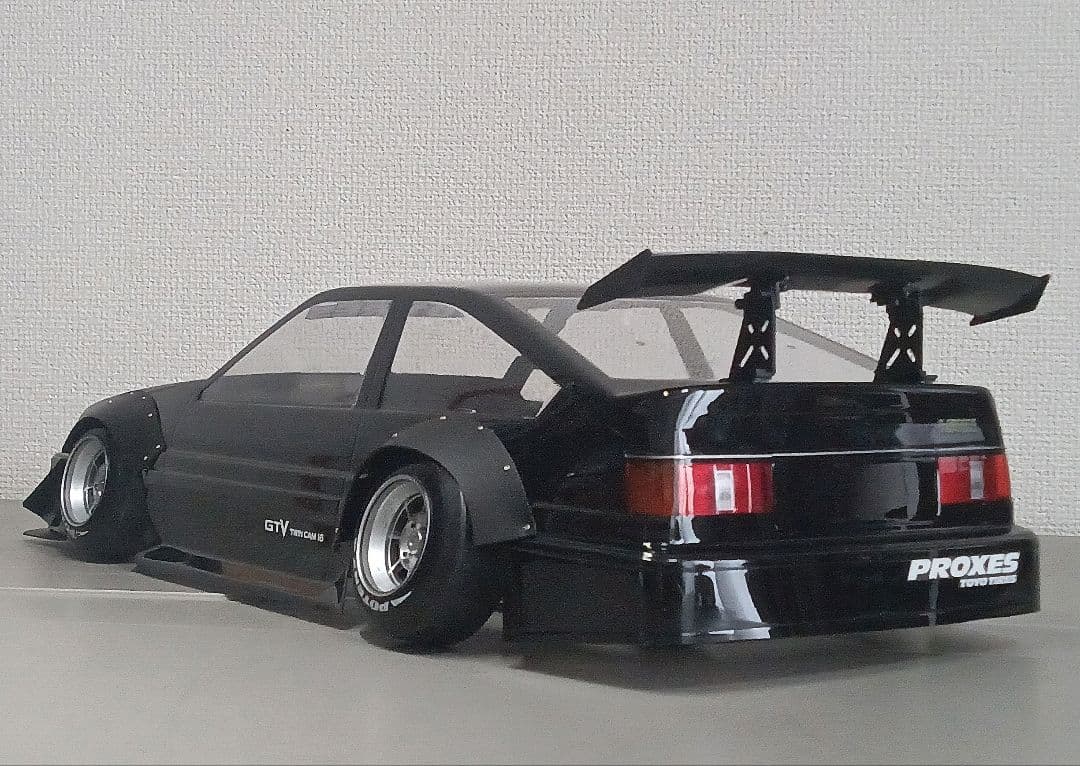 ラジコンボディ　カスタムボディNO.91 AE86レビン
