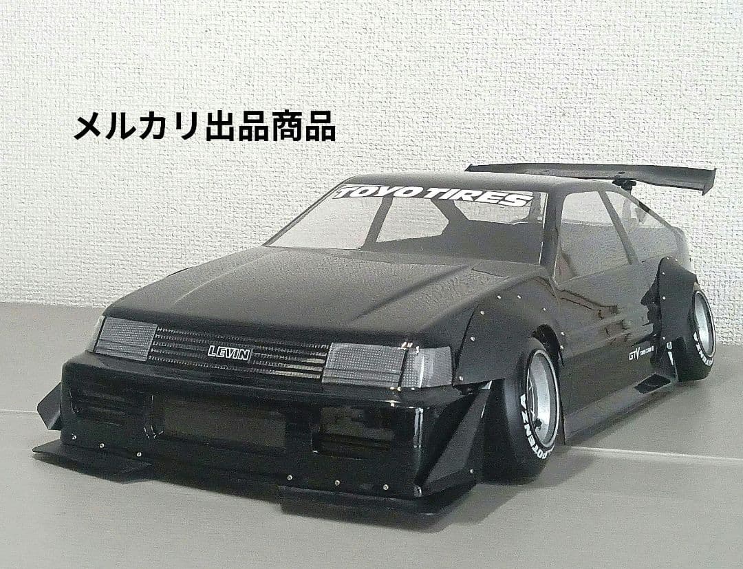 ラジコンボディ　カスタムボディNO.91 AE86レビン
