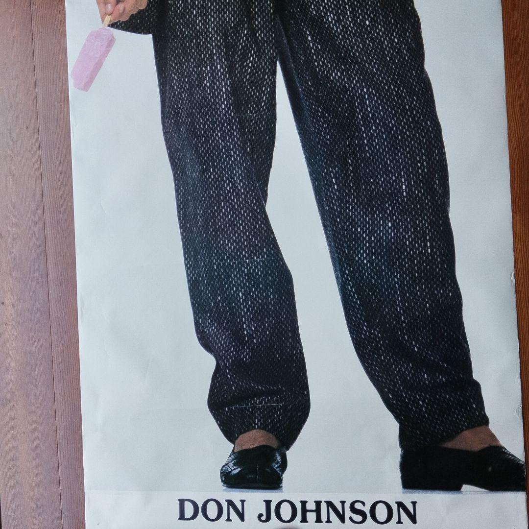 USA現地調達：マイアミ・バイス絶頂期のドン・ジョンソンの巨大ポスター