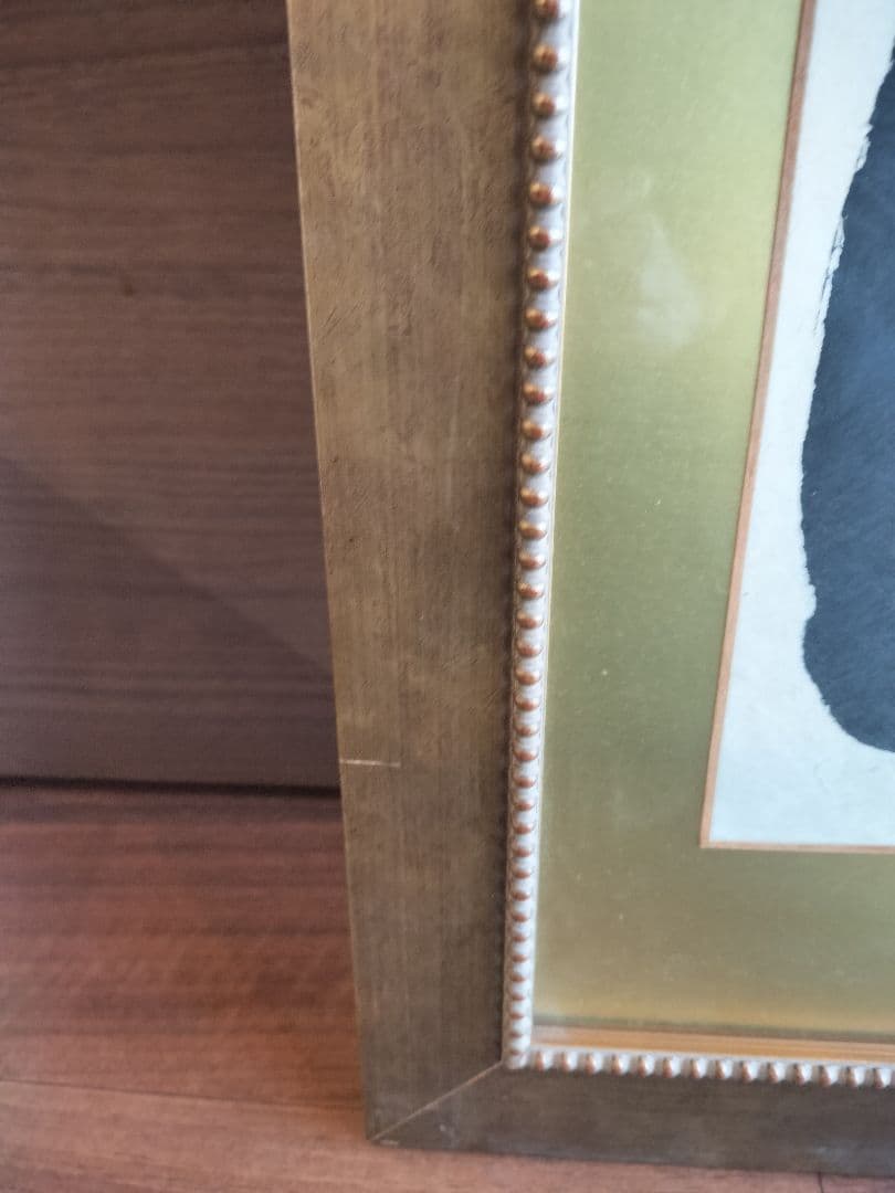 浮世絵風 仏像アート 金属フレーム付き　 本庄基晃