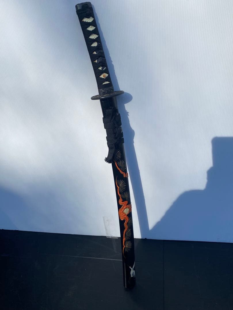 【鞘希少柄‼️】日本刀模造刀　大刀小刀台座セット