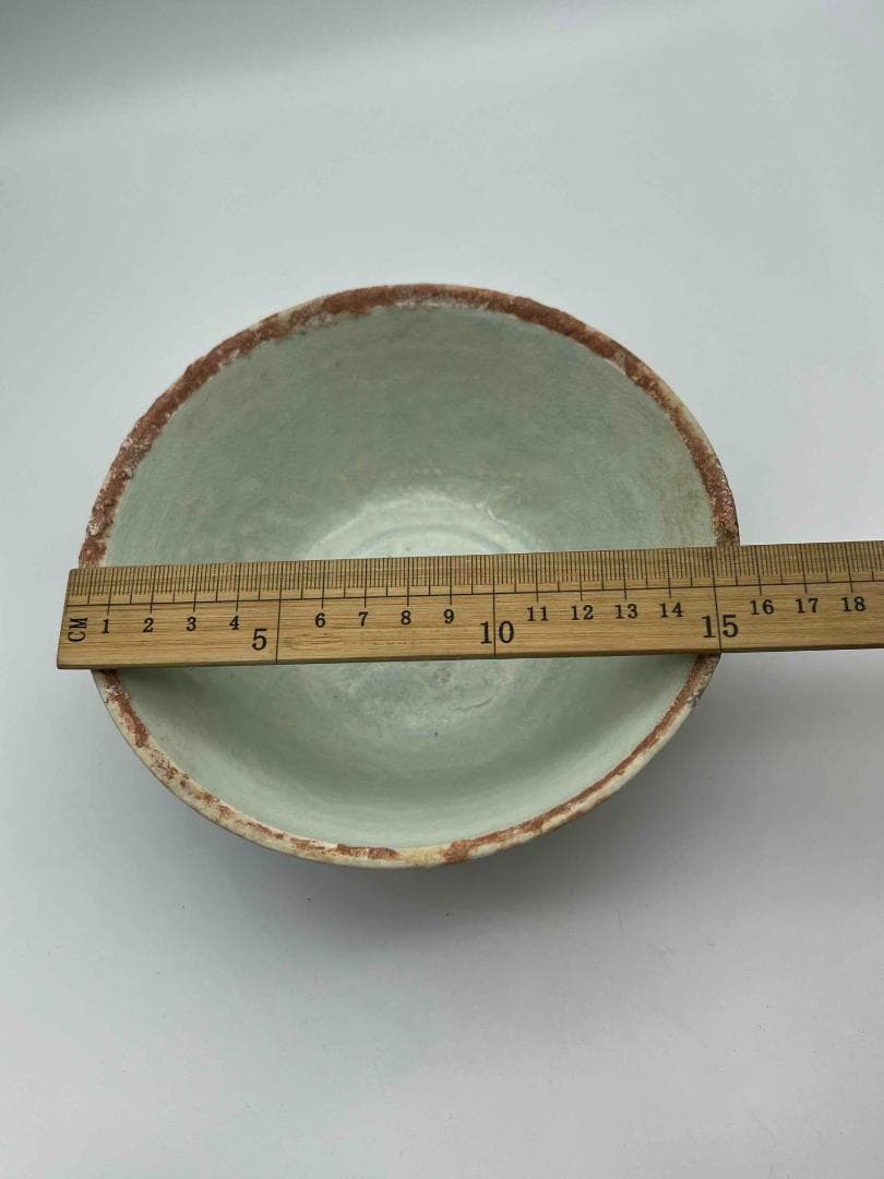 北宋時代　青白磁刻花唐子唐草文鉢　茶碗　影青　景徳鎮　唐物(D-77)