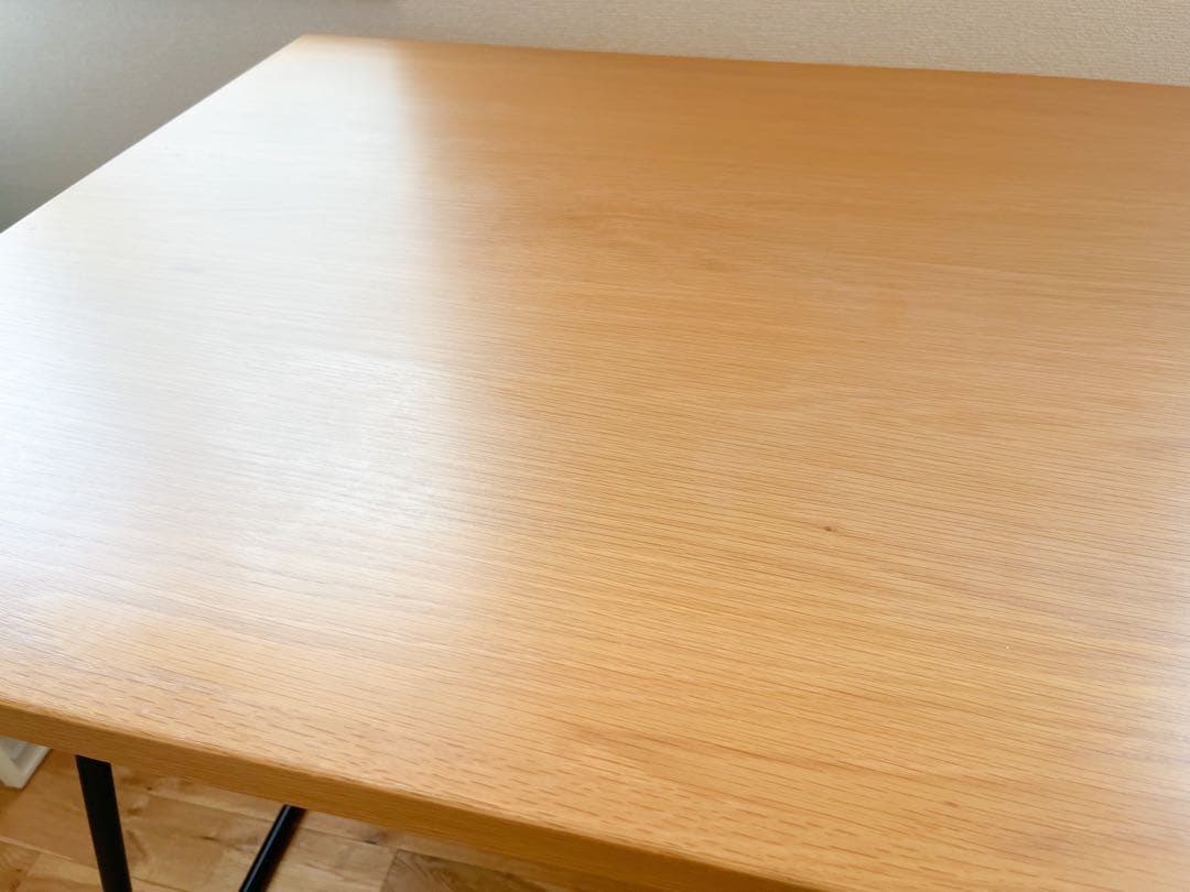 無印良品　木製折りたたみテーブル　オーク　幅120cm