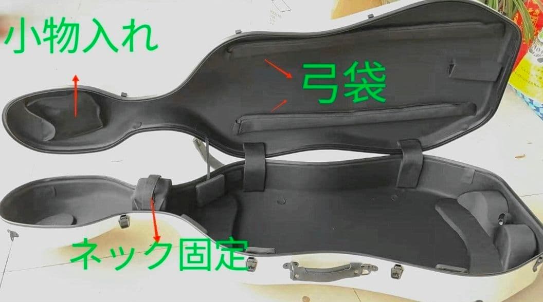 3.2kg!シリーズ登場！超軽量新品高級チェロケース 多色入 領収書可！