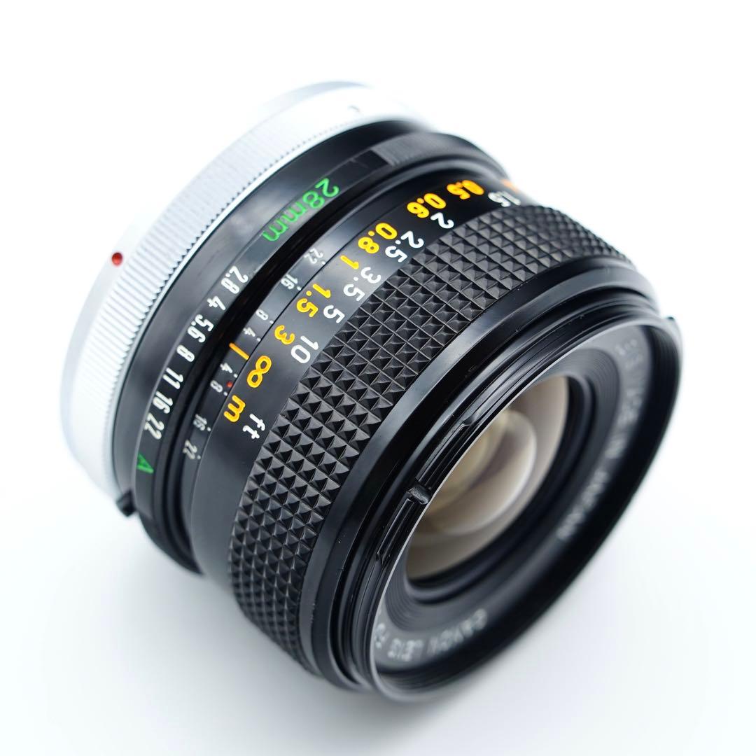 【動作確認済み】広角レンズ Canon FD 28mm f2.8 S.C.