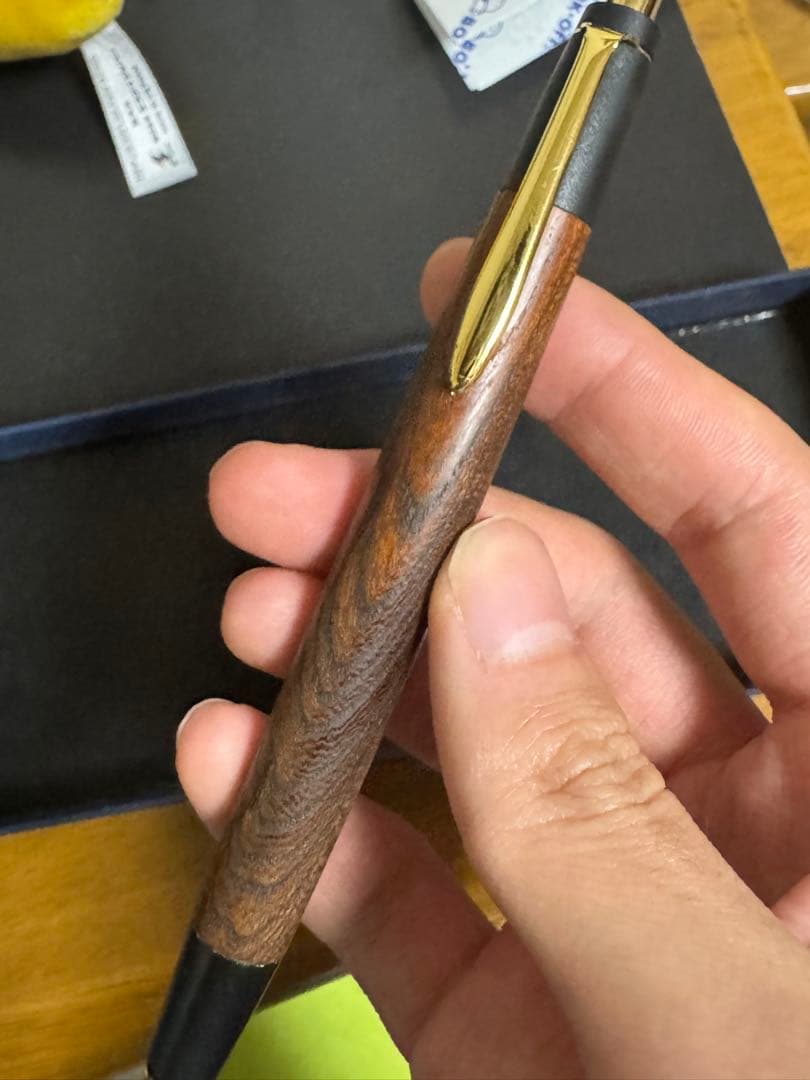 【またたび様】野原工芸 旧型 シャープペンシル 欅固定式金口・ 箱・証明書付き