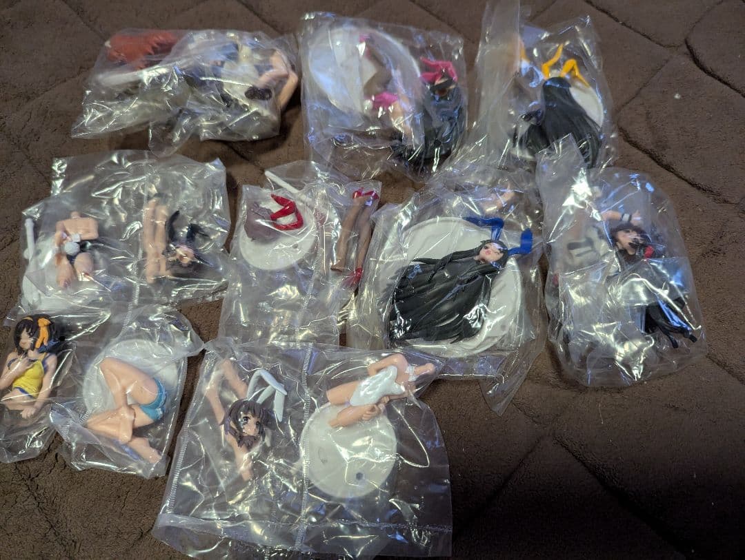 フィギュアセット　ハルヒ　ガンダム剣心ガンソード星矢ブリーチ　美少女ゲームキャラ