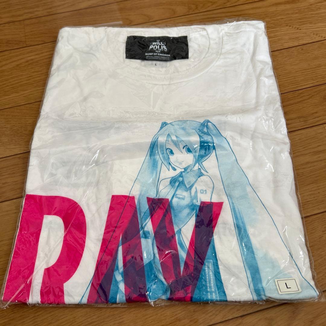 初音ミク　コラボ　Tシャツ L BUMP OF CHICKEN