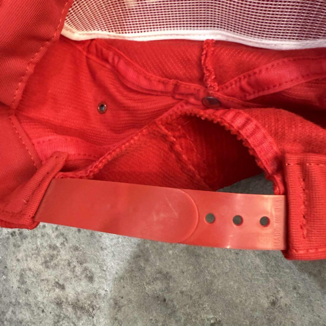 80s USA製　Marlboro コーデュロイキャップ 赤