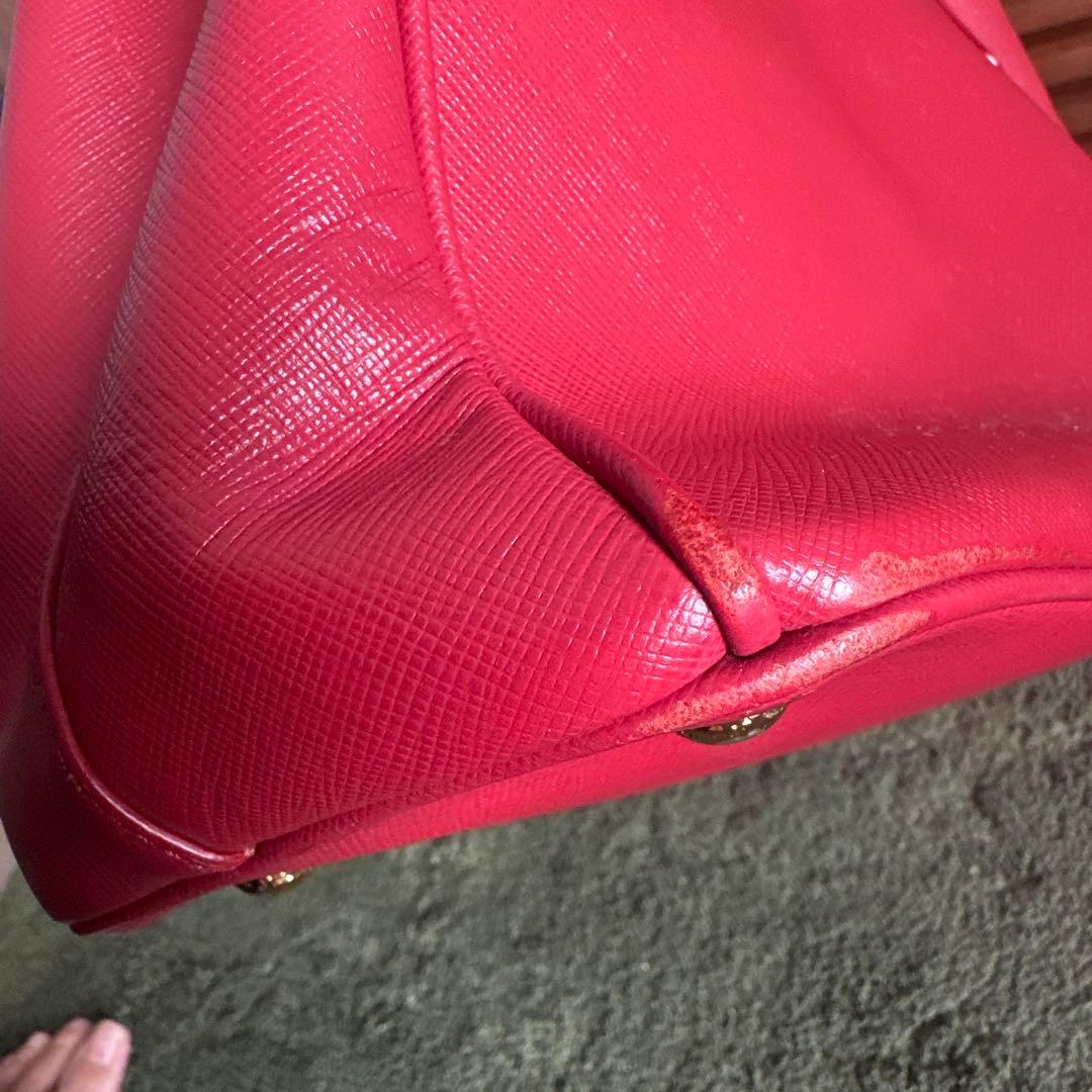 PRADA プラダ 1BG264 サフィアーノルクス ガレリア トートバッグ