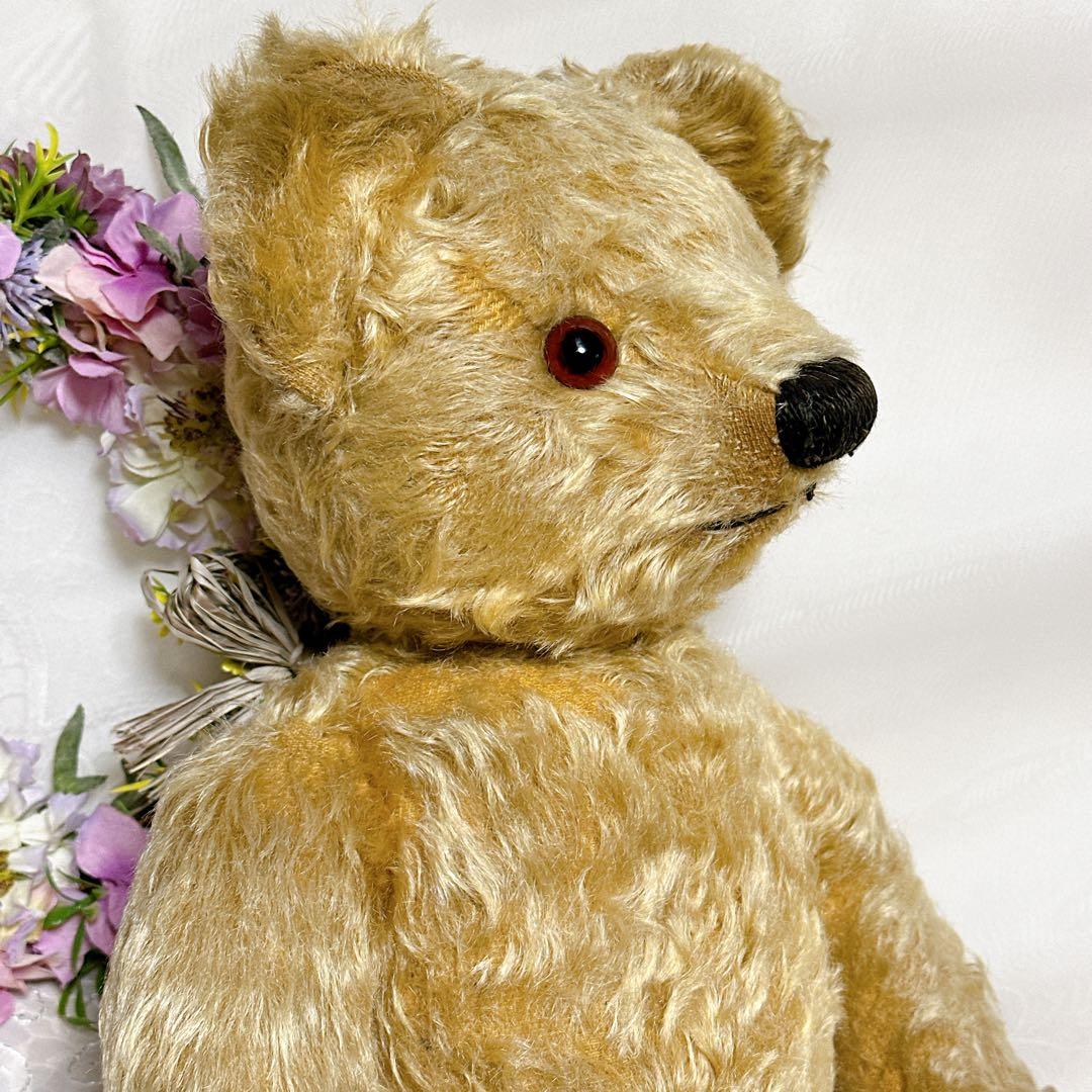 ❤️美形❤️大きめチャドバレーベア　1940's アンティークベア　テディベア