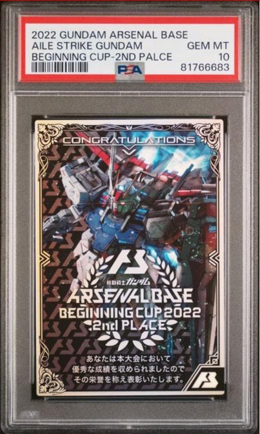 早い者勝ち！　アーセナルベース　ビギニングカップ　準優勝　psa