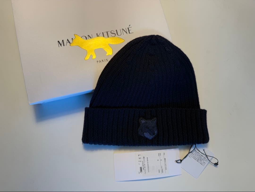 新品 Maison Kitsune ビーニ