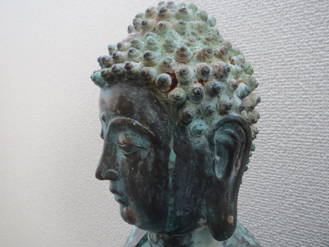 仏教美術　大明永楽年施　古銅　青銅　鍍金　座像　仏像