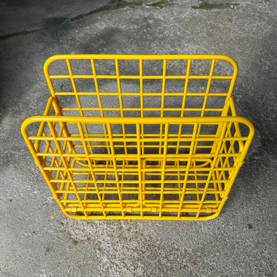 雑誌ラック マガジンラック 収納ボックス ポストモダン スペースエイジ 昭和レト