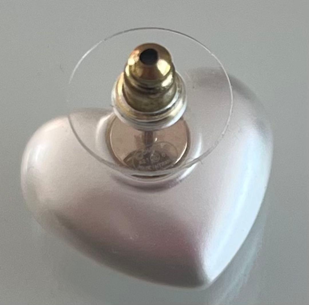 限定完売品CHANEL シャネルハートピアス　ココマーク　ホワイトゴールド美品