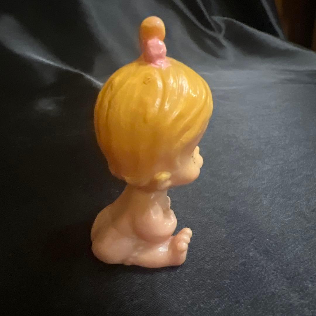 ジョンソンベビーパウダーソフビ　指人形　昭和レトロ　激レア　企業物