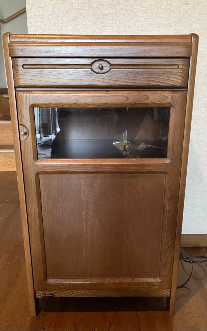 カリモク　キャビネット　電話台　ファックス台　karimoku