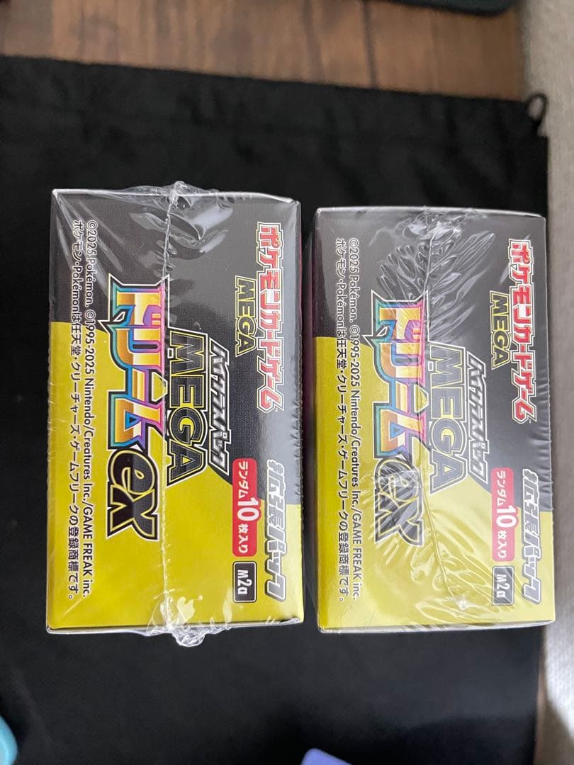 【未開封シュリンク付き】MEGAドリームex 2BOX ポケモンカード