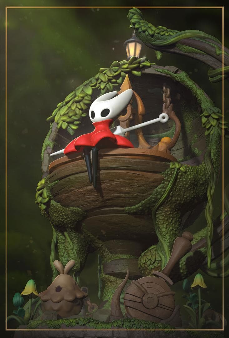 22cm Hollow Knight 未塗装未組立 フィギュア ガレージキット