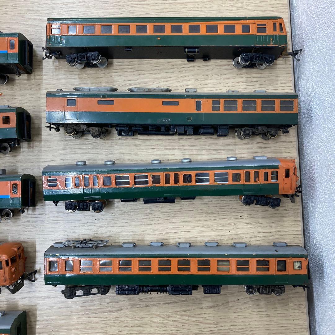鉄道模型 HOゲージ 国鉄153系急行電車 9両セット エンドウ含む ジャンク