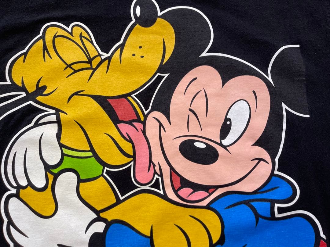 Disney Mickey&Pluto tシャツ ディズニー