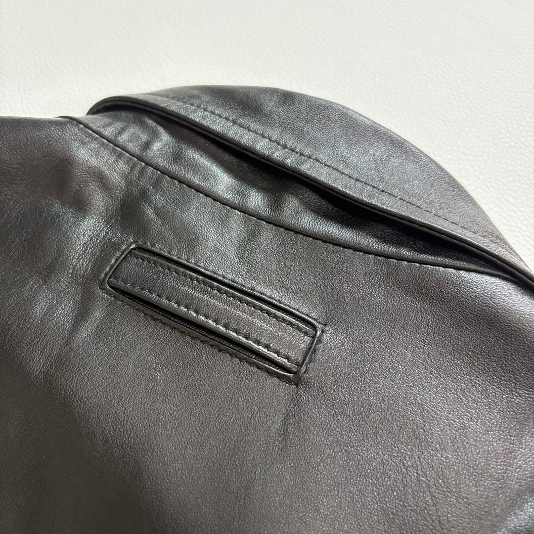 【極美品】BALMAIN PARIS ラムレザー ジャケット M ブラック