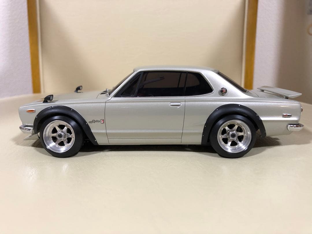 美品！ミニッツAWDハコスカ！希少ロンシャンホイール付き！