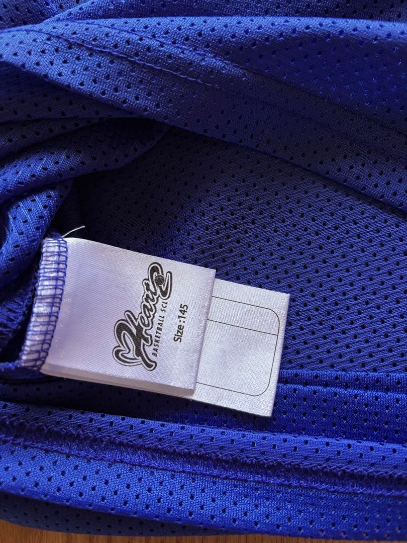 【ボール付き】バスケットボール ハーツ　ユニフォーム サイズ145